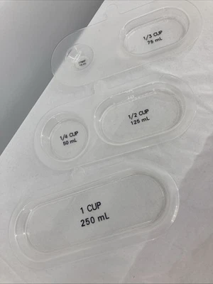 Pampered Chef Cutting Board Measuring Cup Insert REPLACEMENT  #1028 Retired - Image 1 of 4