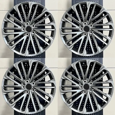 20" HYPER BLACK Wheels Rims for LEXUS TOYOTA ES250 ES300 ES350 RX300 RX350 RX450 - Image 1 of 3