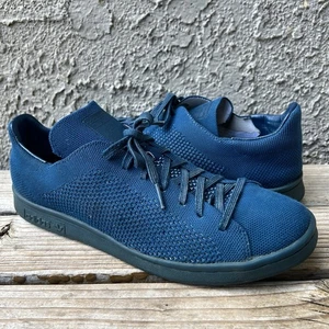 SCARPE 7.5 ADIDAS ORIGINALS STAN SMITH PRIMEKNIT blu acciaio adicolor S80067 - Foto 1 di 11
