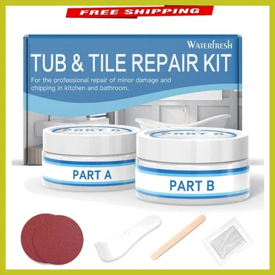 Cracked Sink Repair Kit - Revive Glossy Finish on Porcelain, Ceramic & Acrylic - Image 1 of 4