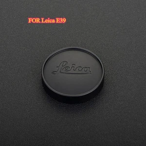 FOR Leica E39 Black Metal Front Lens Cap Cover for 39mm Filter Size - Picture 1 of 4