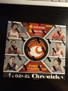 2021/22 Panini Chronicles Basketball Factory Sealed Hobby Box - Picture 1 of 10