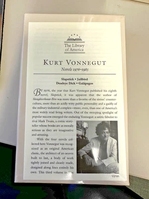 The Library of America Kurt Vonnegut Novels 1976-1985  New sealed Foto 1 de 3