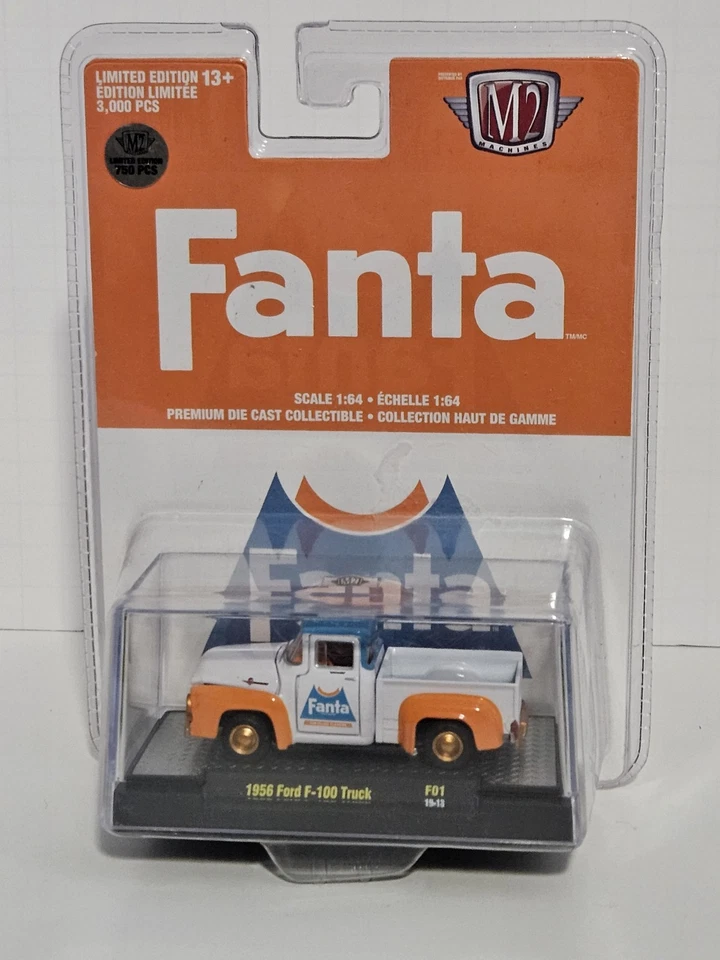 Máquinas M2 Fanta 1956 Ford F-100 Chase pieza 1 0f 750 Foto 1 de 4
