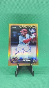 2024 Topps Pro debut Leonardo Bernal oro arco iris lámina automático/50 - Imagen 1 de 2