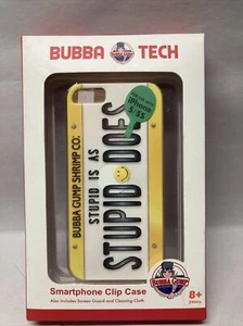 Bubba tech Bubba Gump shrimp Co. stupid is as stupid does custodia iPhone 5/5S 2013 �� - Foto 1 di 3