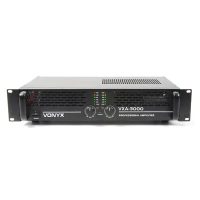 Vonyx VXA-3000 MKII 3000W PA Amplifier for DJ & Sound System