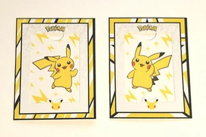 Pokemon 25th Anniversary Die-Cut Cardstock Photo Or Playing Card Frame - Picture 1 of 7