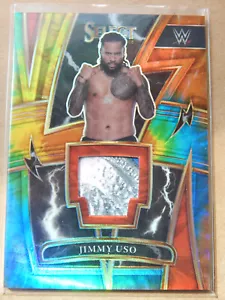 2022 Panini Select WWE - Sparks Tie-Dye Prizms #SP-JMU Jimmy Uso /25 - Picture 1 of 3