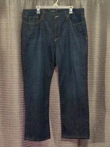 Jeans rectos vintage Lucky Brand para hombre 363 talla 40x30 lavado oscuro relajado - Imagen 1 de 5