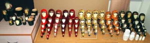 GRAN Lote Matryoshka Recuerdo Nacional Soviético Árbol Madera Pintura Artesanal - Imagen 1 de 11