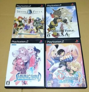 Lot 4 Shining Force NEO EXA Wind Tears set Japan Ver. PS2 PlayStation 2 Tested - Picture 1 of 4