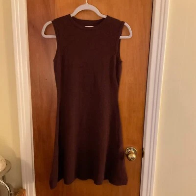 Vestido corto Merona sin mangas pulóver línea A para mujer talla S ciruela púrpura elástico Foto 1 de 4