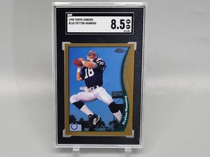 1998 Topps Chrome PEYTON MANNING RC #165 SGC 8.5  NM/MT+ Freshly Graded