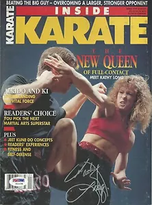Kathy Long Signed April 1991 Inside Karate Magazine PSA/DNA COA UFC 1 Autograph - Picture 1 of 24