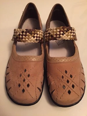 Womens Rieker Suede Mary Jane Sandals Sz 36 - Imagem 1 de 4