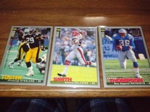 Chuck Smith ,Leroy Thompson &Barry Foster Upper Deck #143,244&306 Players Club