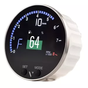 Veratron 85mm (3-3/8") VMH-35 Multifunction Gauge B00085501 - Foto 1 di 1
