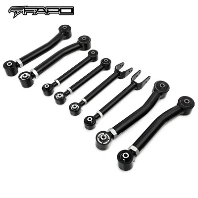 FAPO Full Set Adjustable 0-8" Lift Control Arms For Jeep Wrangler TJ 1997-2006 - Image 1 of 4