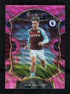 2020 Panini Chronicles Select Premier League FOTL Pink Wave 19/19 Jack Grealish