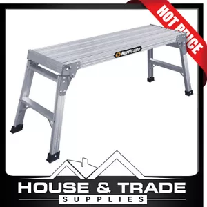 Hurricane Work Platform Aluminium 120kg 1050mm Domestic HW0381 - Picture 1 of 3