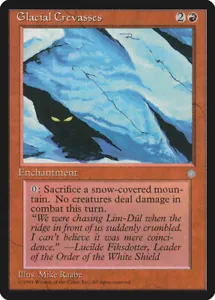 1x Glacial Crevasses - NM - Ice Age - SPARROW MAGIC mtg - Bild 1 von 1