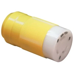 Marinco 30a 125v Locking Connector #305CRCN - Imagen 1 de 2