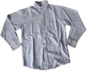 Van Heusen Boys Pinstripe Oxford Shirt Size 16 - Picture 1 of 4