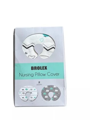 Brolex Stretchy Nursing Pillow Covers-2 Pack Brand New for boys - Image 1 of 2