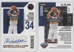 2018-19 Panini Chronicles Signatures Red Kenrich Williams #RC-KWL Rookie Auto RC