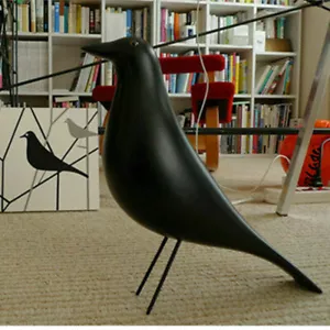 Retro VITRA EAMES House Bird Pigeon Dove Desk Ornament Resin Home Office Decor - Picture 1 of 16