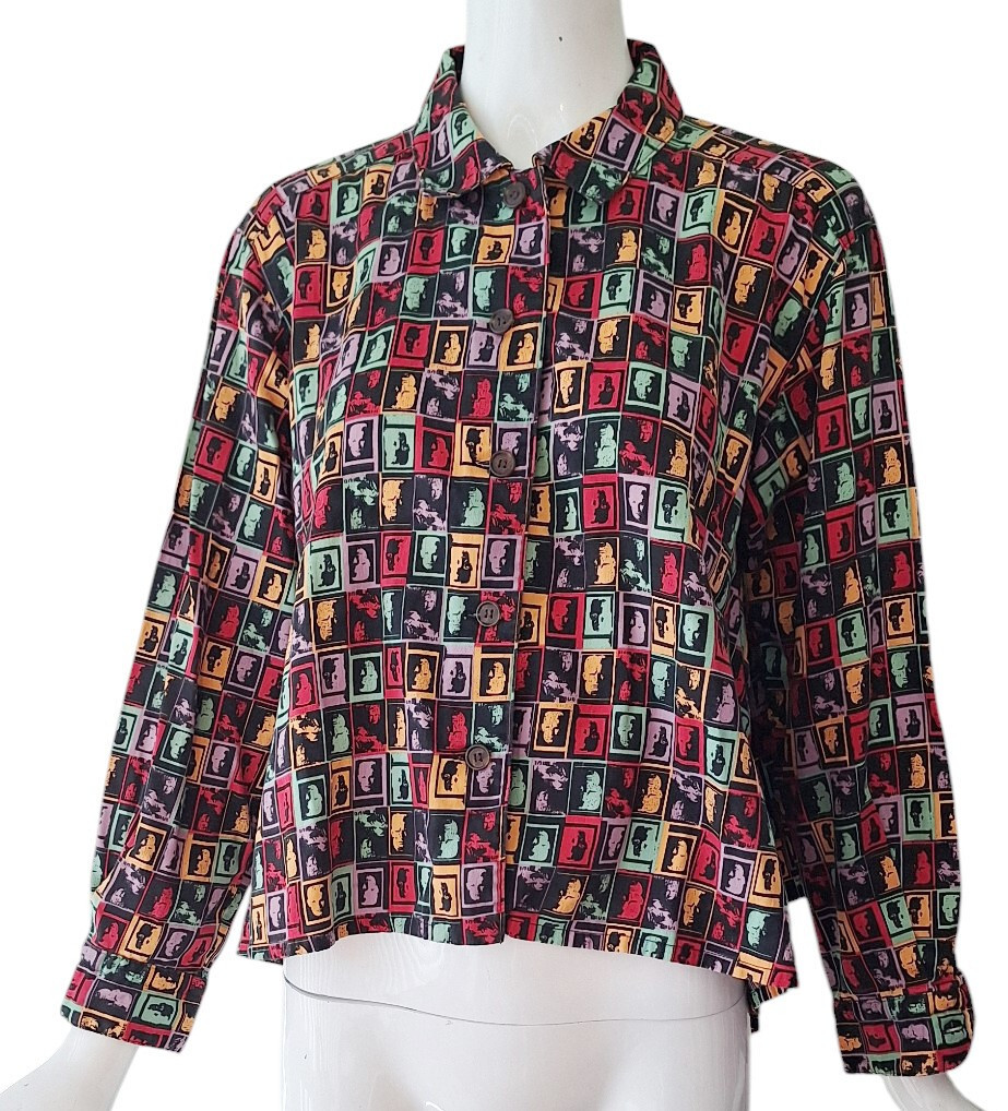 トップス JeanPaulGaultier FEMME Jean Paul GAULTIER FEMME Leopard Printed Shirt Brown 40 (K