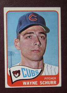 1965 Topps Wayne Schurr (Chicago Cubs) #149 VG/EX
