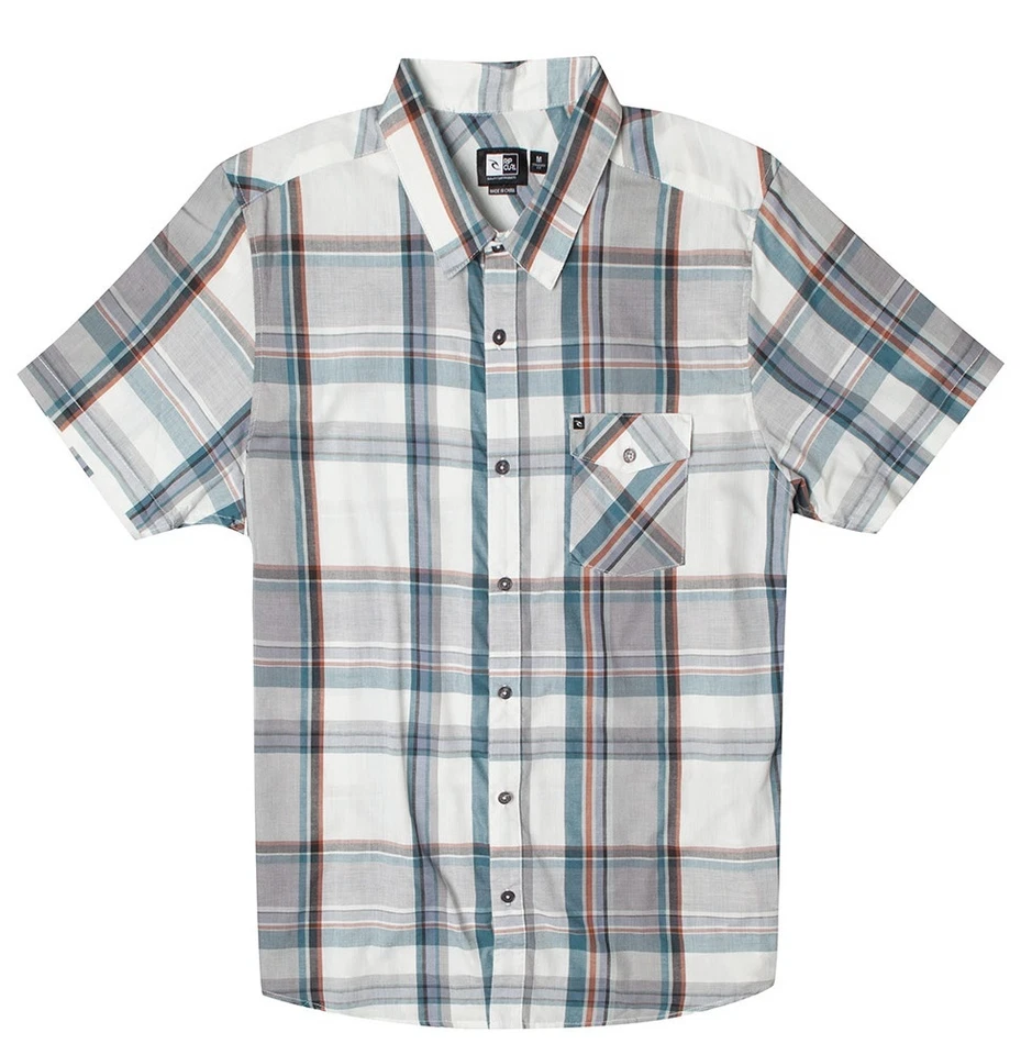NUEVO CON ETIQUETAS RIP CURL MANCOS S/S CAMISA TEJIDA PARA HOMBRE BLANCO ROTO M MEDIANO código D176 RP$44,50 Foto 1 de 1