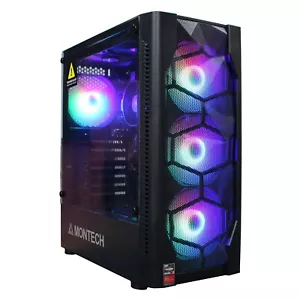 T2M Gaming PC Ryzen 5 PRO 2400G 16GB DDR4 1TB SSD VEGA 11 Graphics Wi-Fi W11H - Picture 1 of 5