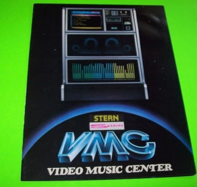 VMC Video Music Center Jukebox FLYER Stern Seeburg Phonograph Music Promo 1981  - Image 1 of 3