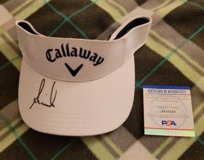 Annika Sorenstam signed autographed Callaway Golf Visor Hat PSA COA AL51153 LPGA - Image 1 of 4