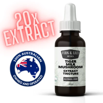 Tintura de extracto de hongo de leche de tigre Lignosus rinoceronte alergias senos para la tos Foto 1 de 4