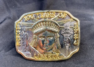 Statue of Liberty 100 Commemorative Belt Buckle - Picture 1 of 9