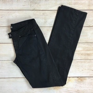 Pantalones informales para mujer Armani Exchange negros sarga pierna recta talla 2 - Imagen 1 de 8