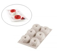 Stampo silicone Mini Intreccio multiporzione Silikomart 3D muffin torta - Rotex