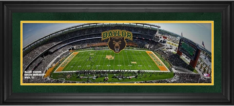 Baylor Bears Framed 10" x 30" McLane Stadium Panoramic Photograph Cover