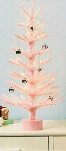 NEW!~Primitive~Place & Time~ 24" Pink Mini Tree ~Easter/Christmas/Valentines Day - Picture 1 of 4