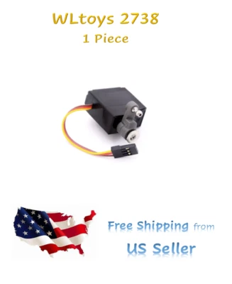 WLtoys 124008 OEM Car Part 2738 Servo w/ Saver Arm Ships Free & Fast from US - Image 1 of 4