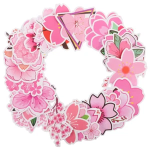 100 Pcs Sakura-Aufkleber Autoaufkleber Aus Vinyl Kirschaufkleber - Bild 1 von 12