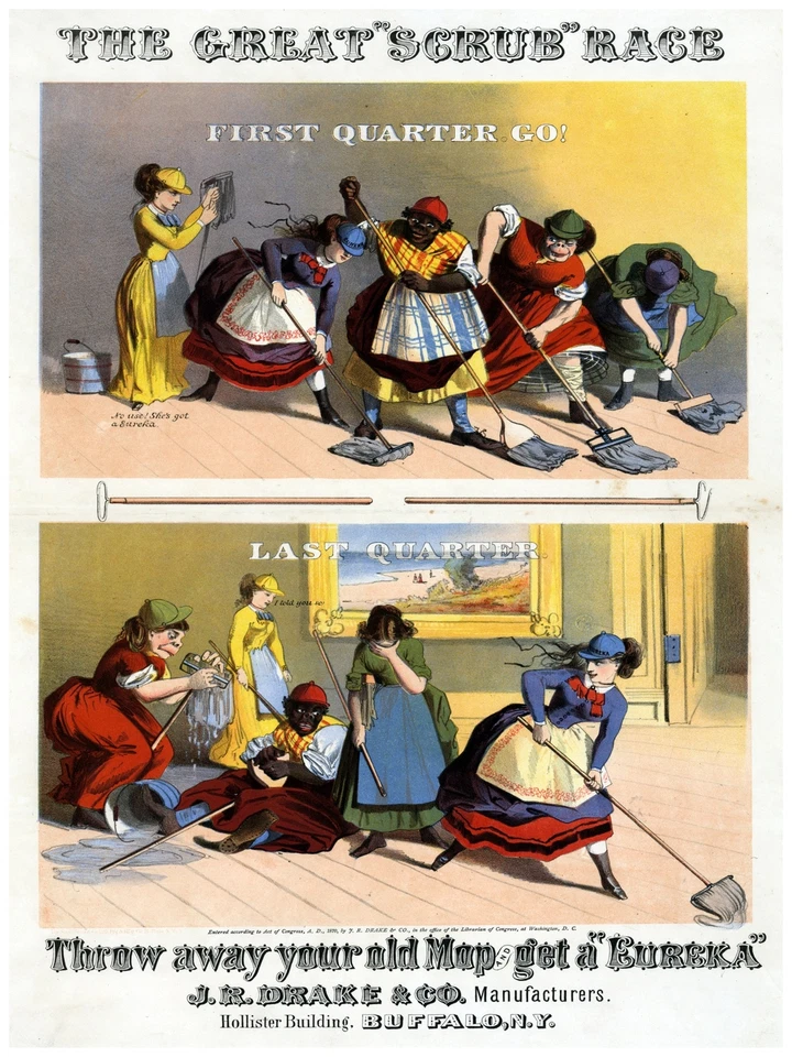 3901.The Great scrub race Victorian Poster.Graphic Design.Art Decor wall - Image 1 of 1