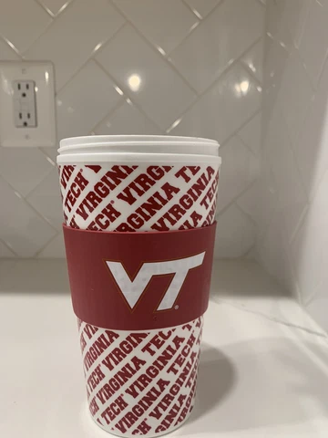 Virginia Tech VT Spirit Travel  Coffee cup Cover