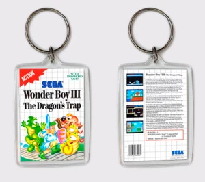 Wonder Boy III Sega Master System Porte-Clés Keyring - Picture 1 of 1