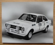 FORD ESCORT MK2 RS1800 orig 1975 Press Photo - Brochure Timo Makinen RS AVO