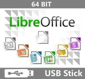 64 BIT LIBRE OFFICE SCHREIB- UND TEXTBEARBEITUNGS- PROGRAMM IM USB STICK FORMAT! - Bild 1 von 1